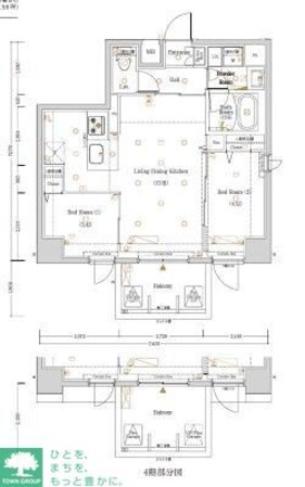 Log銀座EASTの物件間取画像